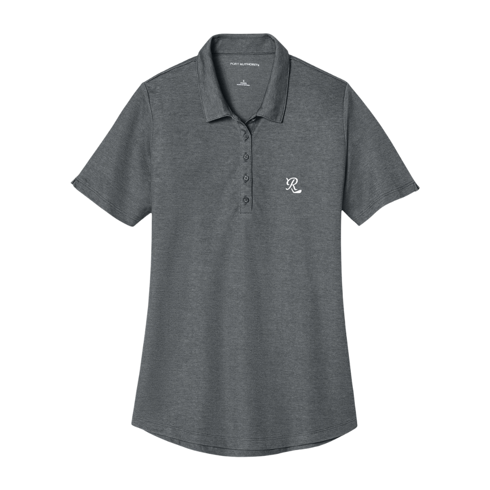 Charcoal Ladies Polo