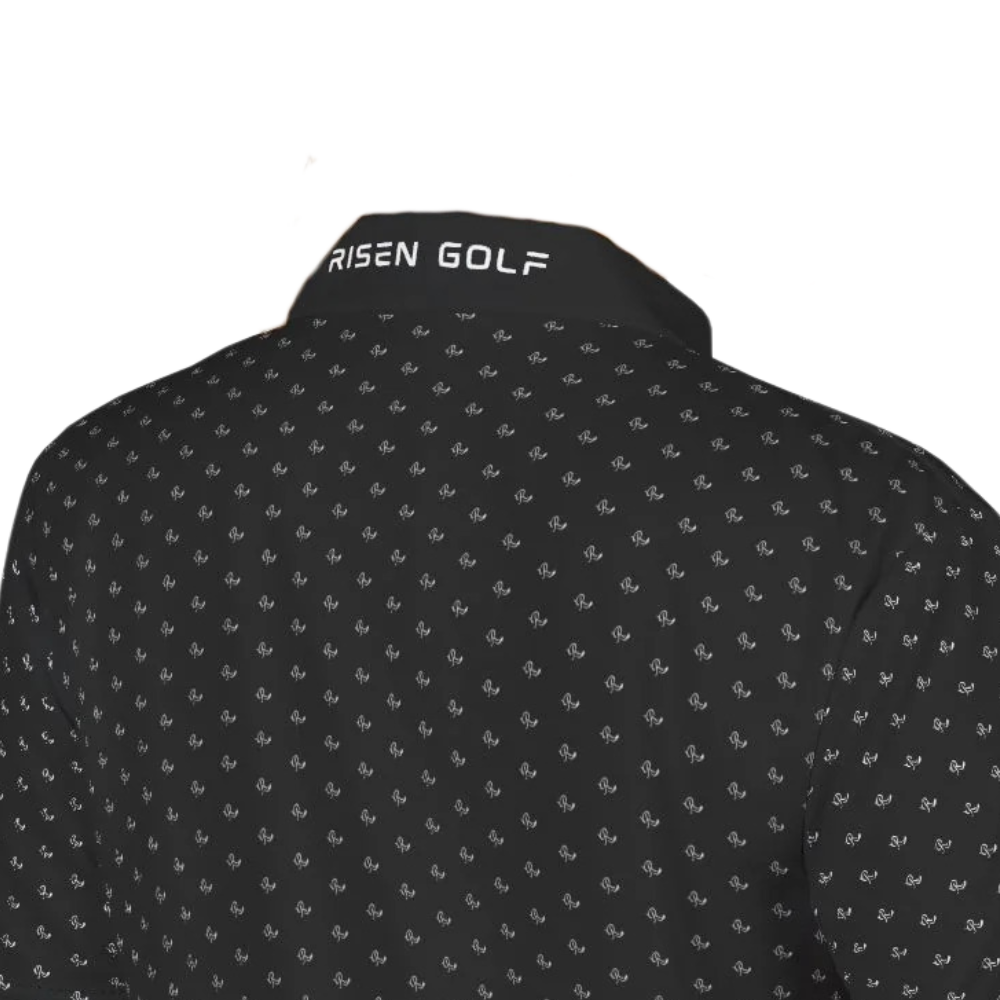 Midnight Pattern Golf Polo