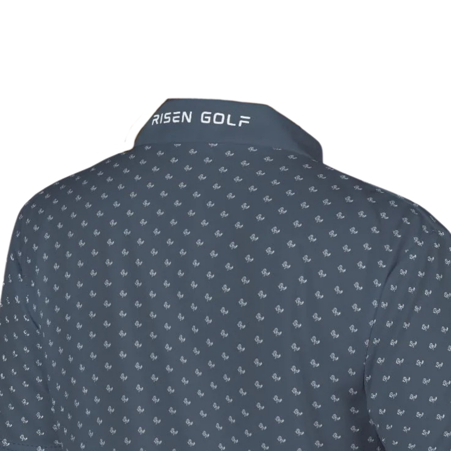 Deepwater Pattern Golf Polo