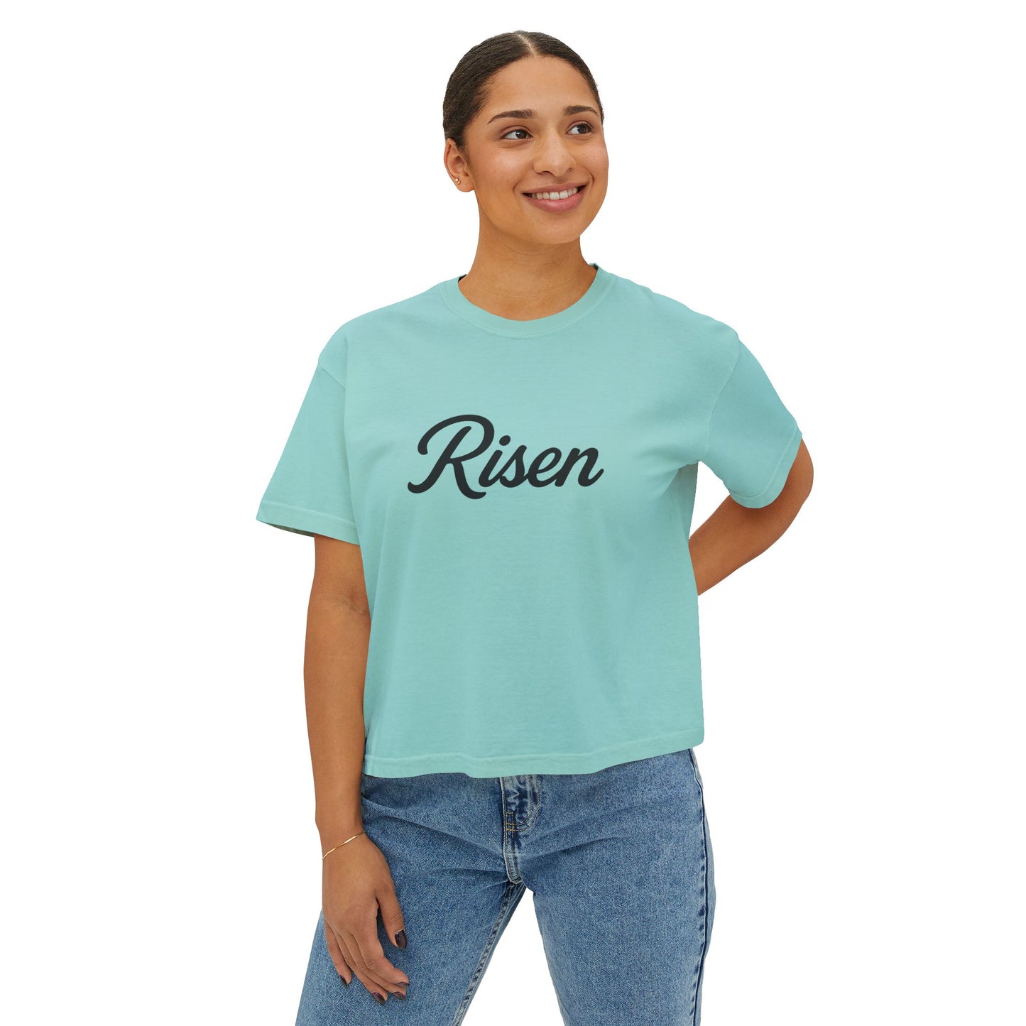 Mint Crop Top